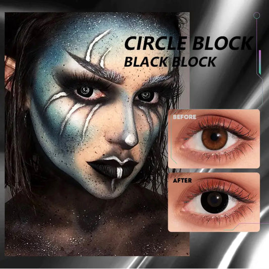 Lente de Contacto Colorida - BLACK BLOCK
