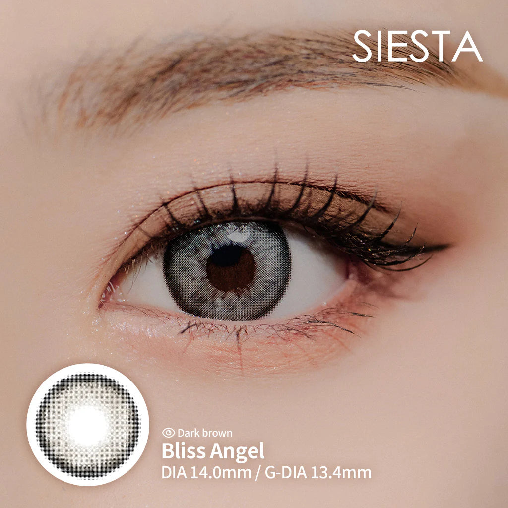 Lente de contacto colorida Bliss Angel da V. Color Lenses — Tom claro e etéreo, de luminosidade quase translúcida. (vista adicional 6)