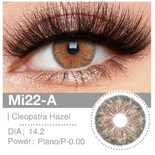 Lente de Contacto Colorida - Mi22-A Cleopatra Hazel