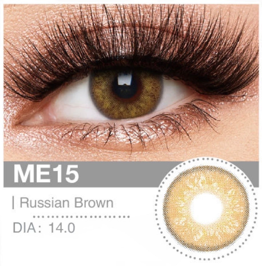 Lente de Contato Colorida - ME15 Russian brown