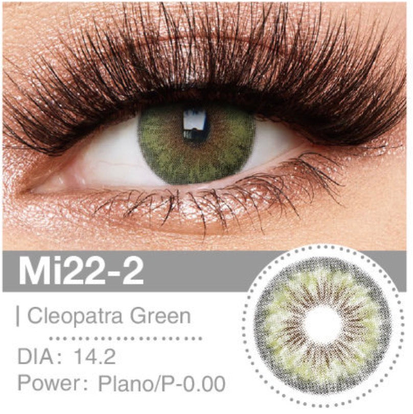 Lente de Contato Colorida - Mi22-2 Cleoprata Green