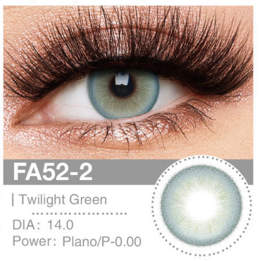 Lente de Contacto Colorida - FA52-2 Twilight Green
