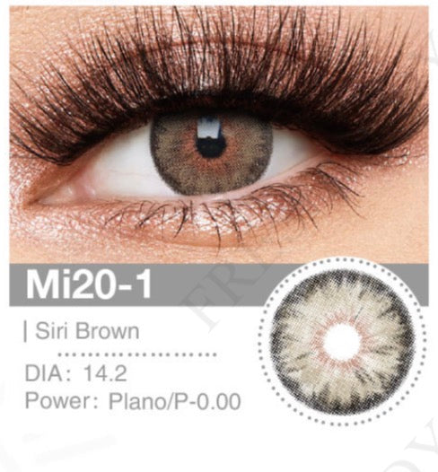 Lente de Contato Colorida - Mi20-1 siri brown