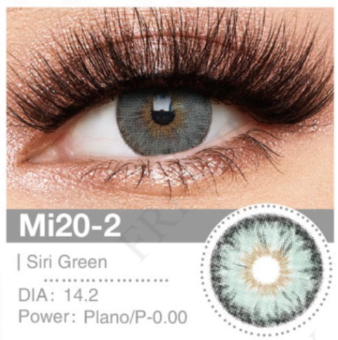 Lente de Contato Colorida - Mi20-2 siri green